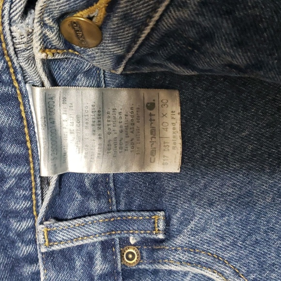 Carhartt Mens 40 x 30 Jeans - Picture 5 of 5